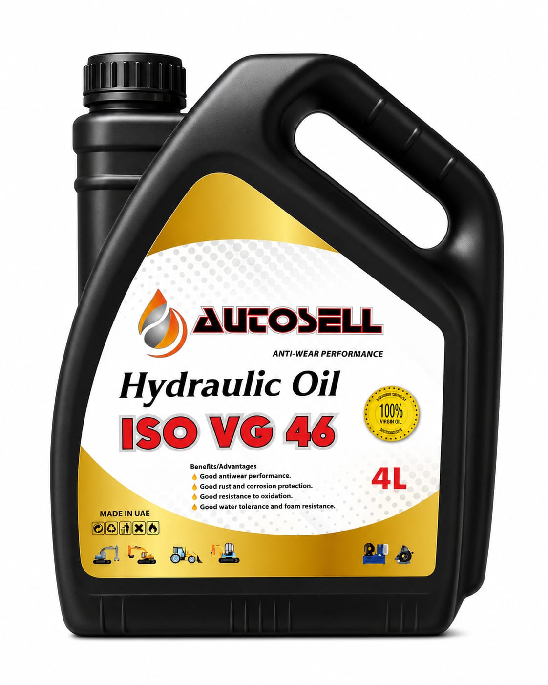 Hydraulic Oil ISO VG 46 – 4L
