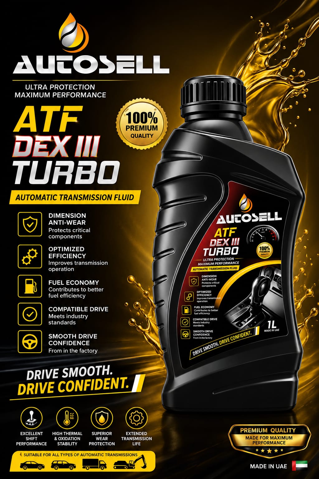 ATF DEX III TURBO – 1L