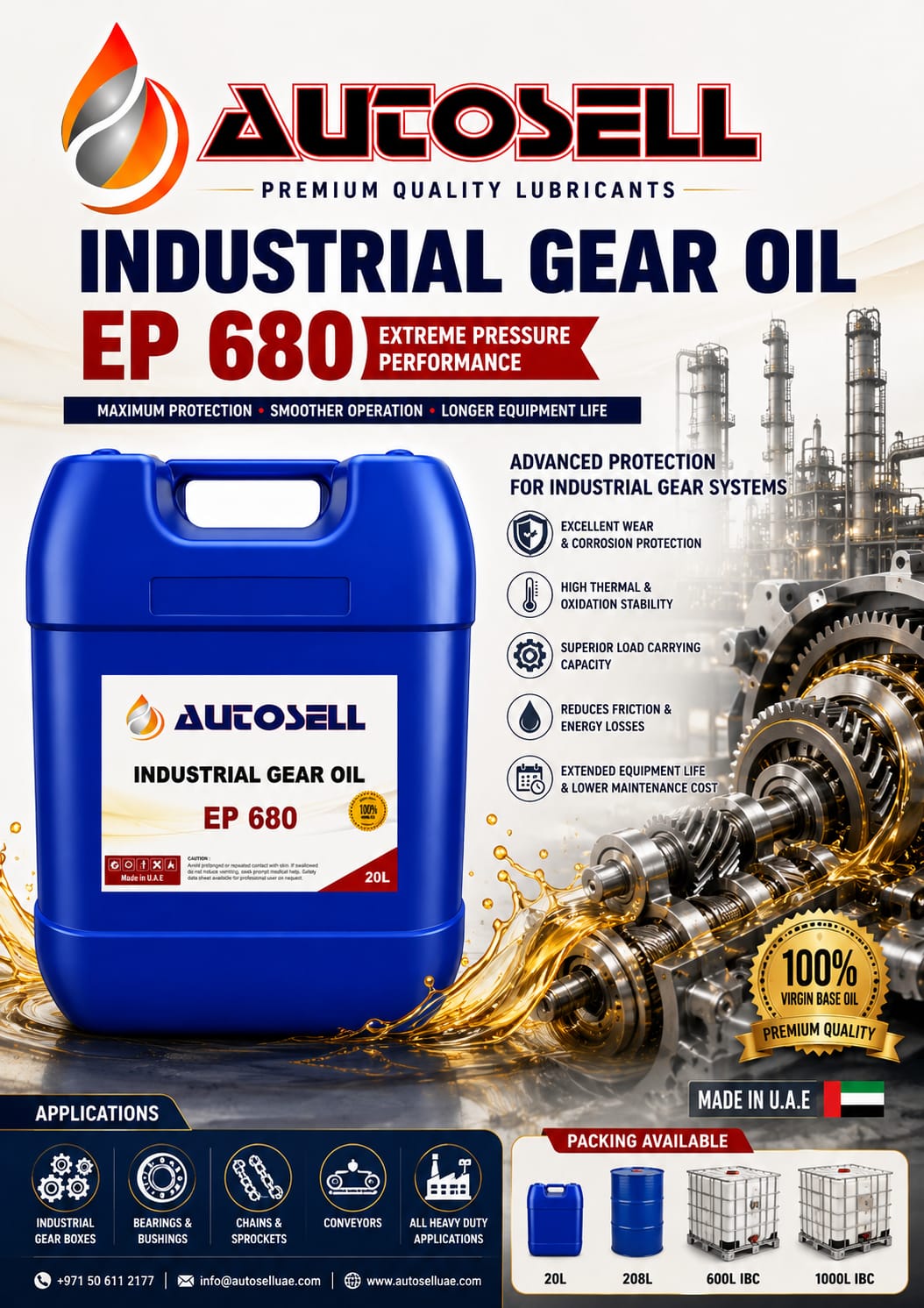 Industrial Gear Oil EP 680 – 20L