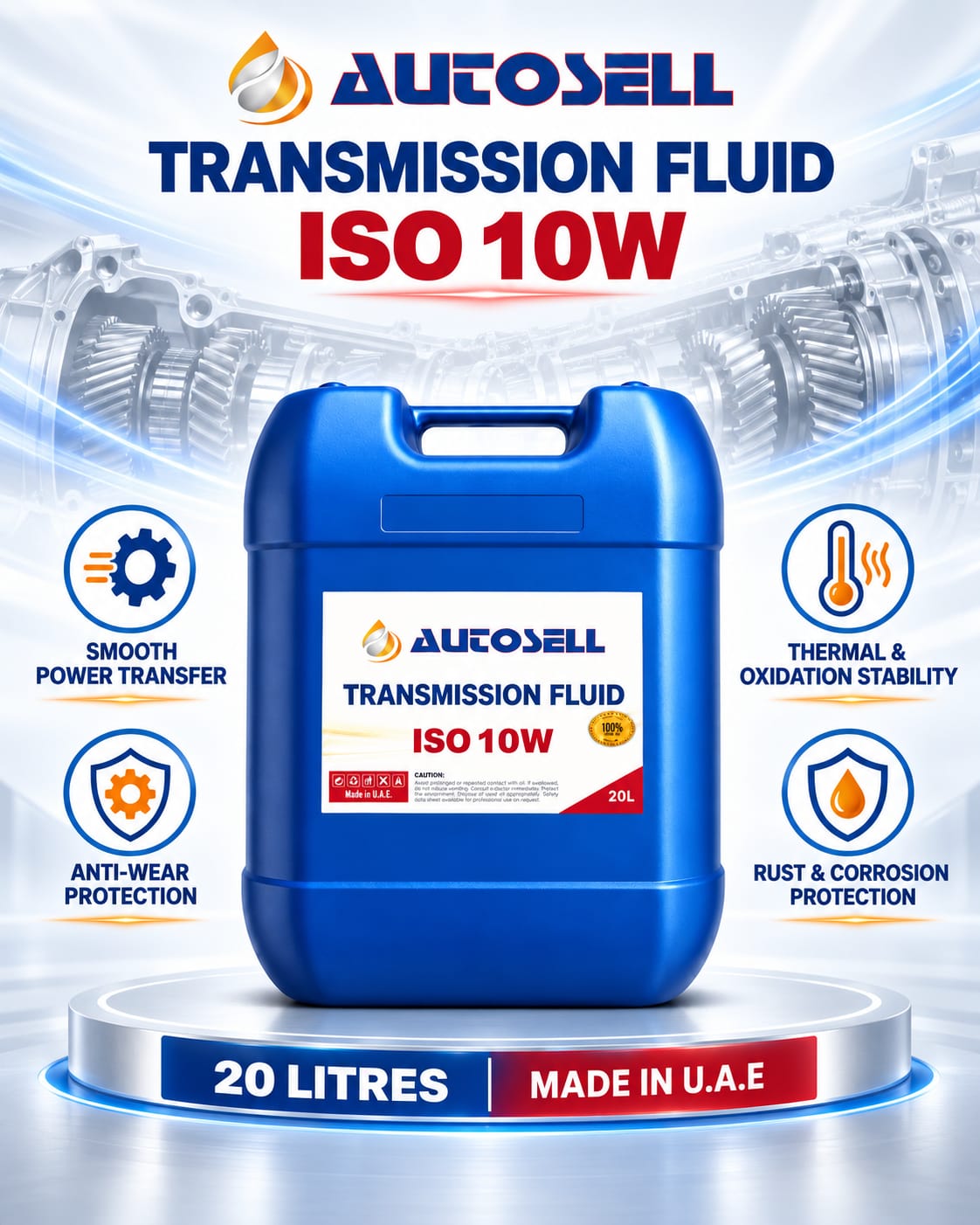 AUTOSELL TRANSMISSION FLUID ISO 10W